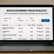 Monteurzimmer Preisvergleich